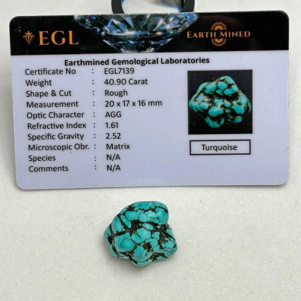 Certified Turquoise Nugget